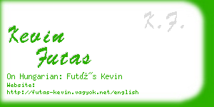 kevin futas business card